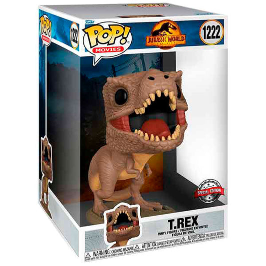 Figura Funko POP! T-Rex de Jurassic World 3 en caja con ventana