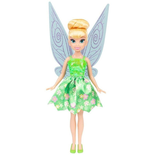 Muñeca Campanilla Disney Fairies de 25 cm con vestido verde y alas azules - 2