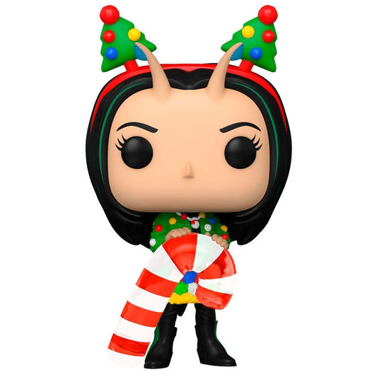 Figura Funko POP! de Mantis de Guardianes de la Galaxia con bastón de caramelo