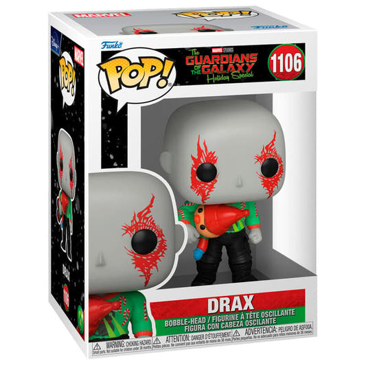 Figura Funko POP! de Drax de Guardianes de la Galaxia en caja