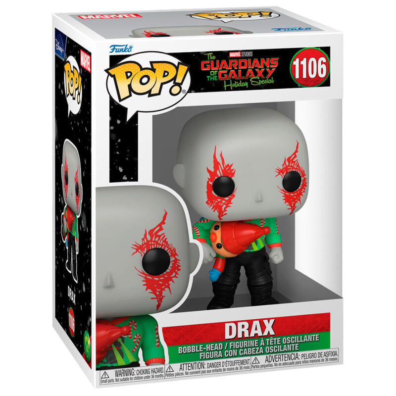 Figura Funko POP! de Drax de Guardianes de la Galaxia en caja