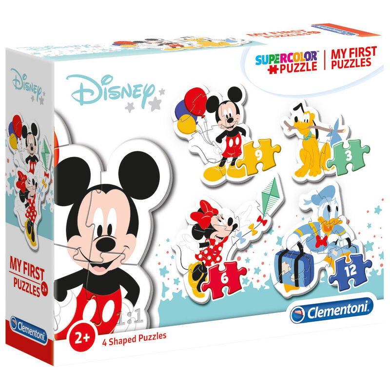 Puzzle My First Mickey Disney Clementoni con cuatro puzzles de siluetas