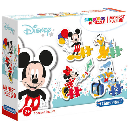 Puzzle My First Mickey Disney Clementoni con cuatro puzzles de siluetas