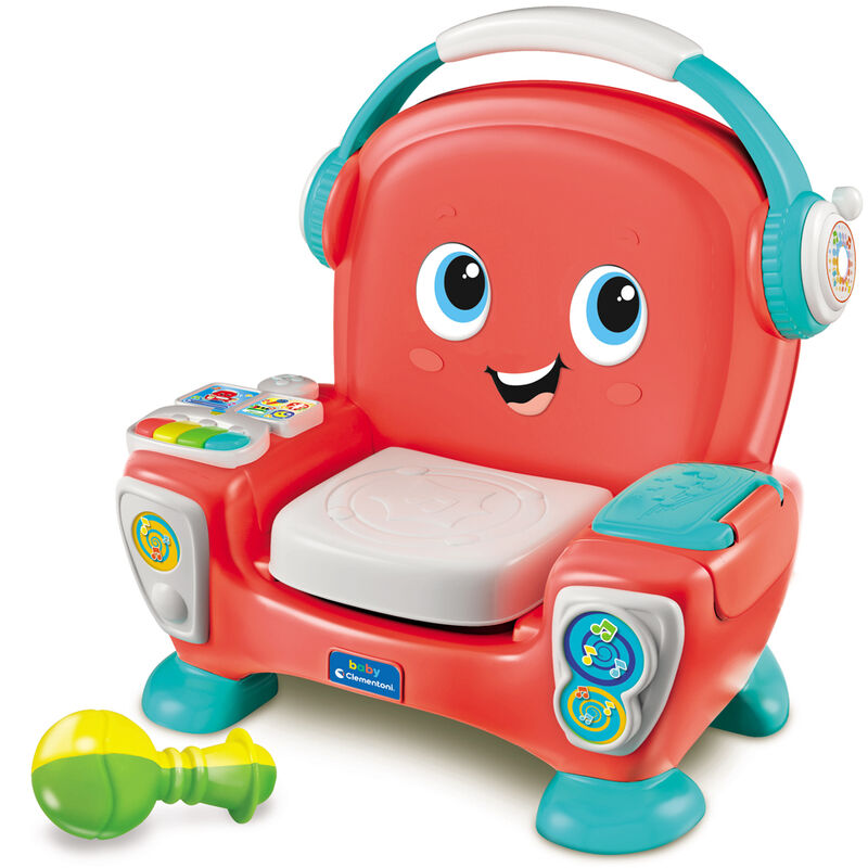 El sillón bailón de Clementoni, sillita musical interactiva roja - 2