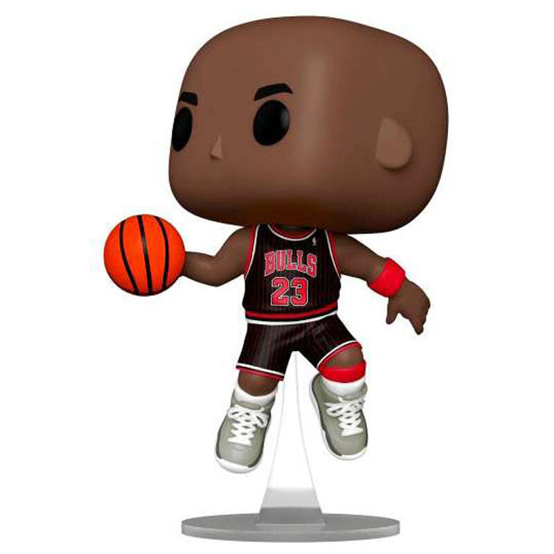 Figura Funko POP! de Michael Jordan con uniforme de los Chicago Bulls y balón
