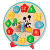 Reloj infantil de madera WOOMAX Disney Baby con Mickey y Pluto