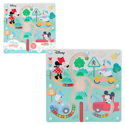 Laberinto magnético de madera WOOMAX Disney con cuentas de colores - 2