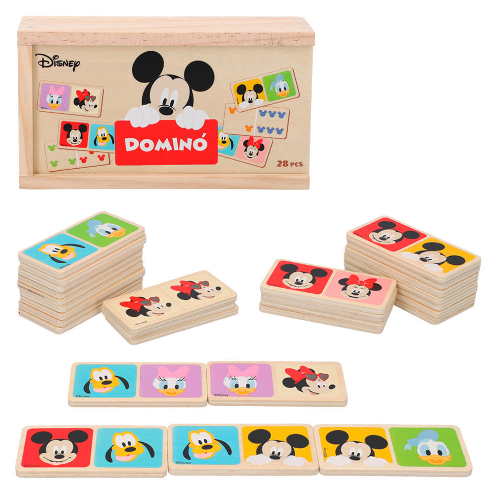 Dominó Baby Disney de madera WOOMAX con piezas ilustradas - 2