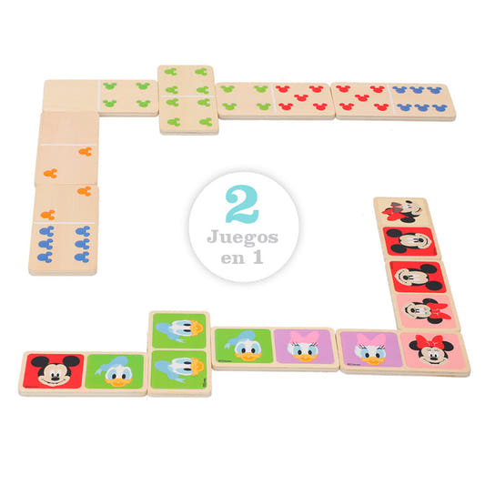 Dominó Baby Disney de madera WOOMAX con piezas ilustradas - 4
