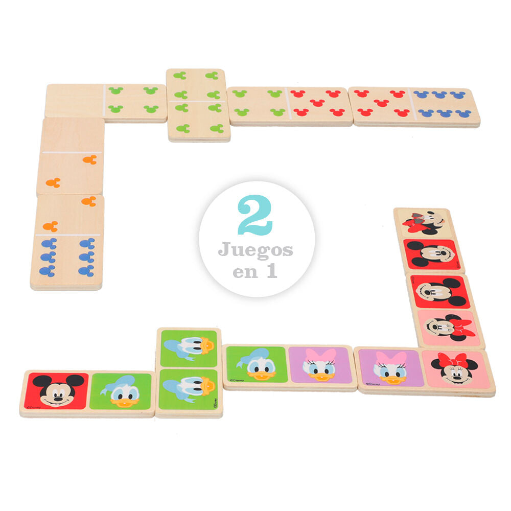Dominó Baby Disney de madera WOOMAX con piezas ilustradas - 4