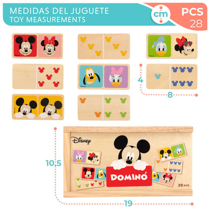Dominó Baby Disney de madera WOOMAX con piezas ilustradas - 5