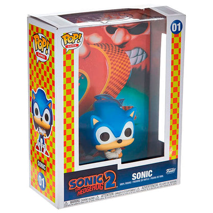 Figura Funko POP de Sonic Game Cover Exclusive en caja con ventana - 2