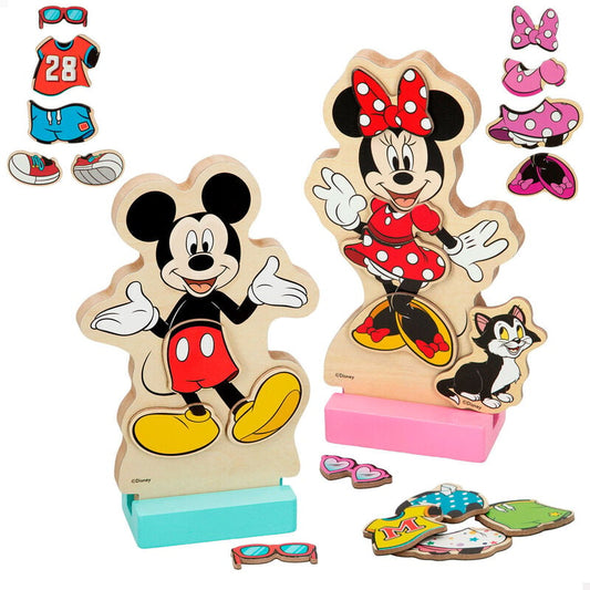 Juego magnético de madera WOOMAX con Minnie y Mickey Disney - 2