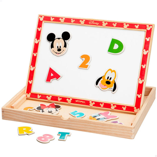 Pizarra magnética de madera Disney WOOMAX con piezas de letras y números - 2