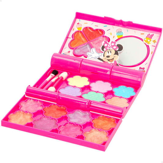 Estuche de maquillaje Minnie Disney con sombras, brillos y pinceles - 2