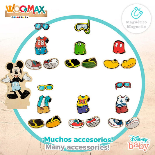Juego magnético de madera WOOMAX con Minnie y Mickey Disney - 3