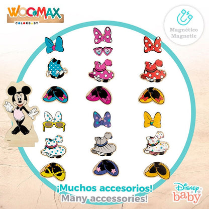 Juego magnético de madera WOOMAX con Minnie y Mickey Disney - 4