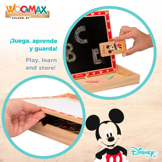 Pizarra magnética de madera Disney WOOMAX con piezas de letras y números - 4