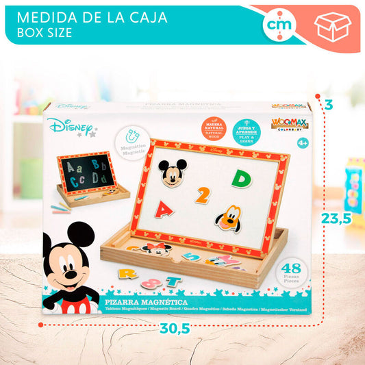 Pizarra magnética de madera Disney WOOMAX con piezas de letras y números - 7