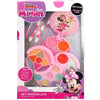 Set de maquillaje Minnie Disney rosa con sombras, brillos de labios y pinceles