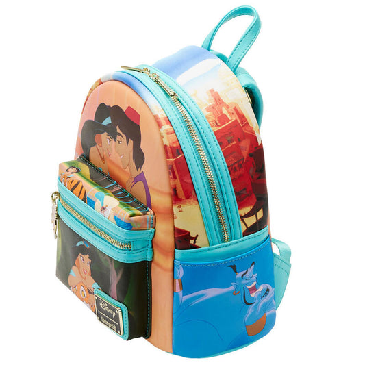 Mochila Loungefly Disney Aladdin con Jasmine y Aladdin - 2