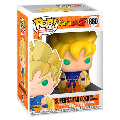 Figura Funko POP! de Goku Super Saiyan con aura dorada - 2