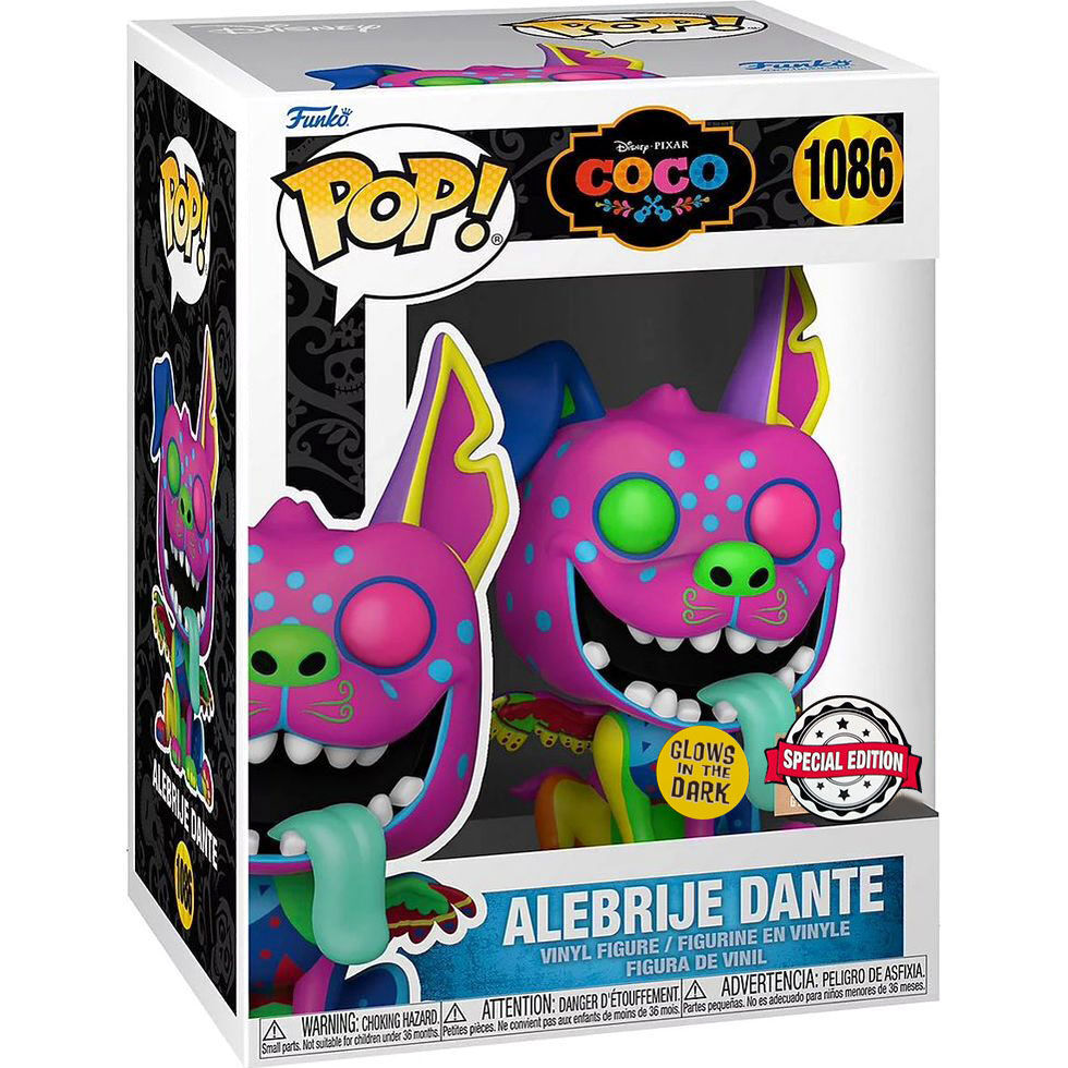 Figura Funko POP! Alebrije Dante de Coco en caja con ventana