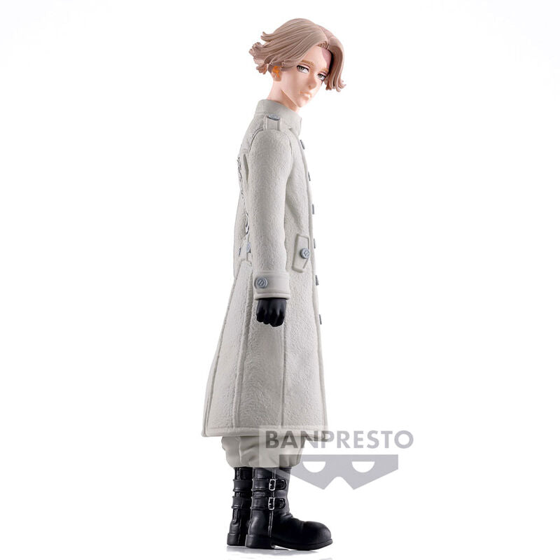 Figura Banpresto de Seiyu Inui con abrigo blanco y botas negras