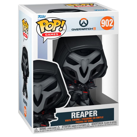Figura Funko POP de Reaper de Overwatch 2 en caja