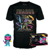 Set Funko POP! de Thanos con camiseta negra de Infinity Saga