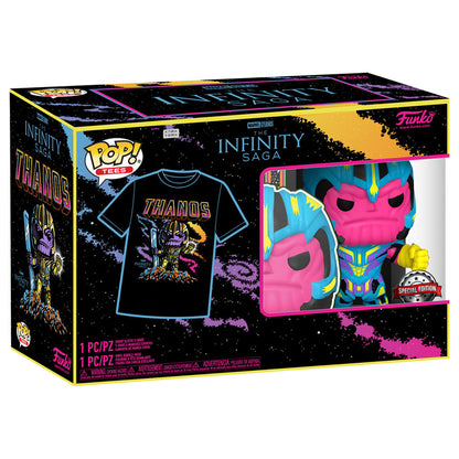Set Funko POP! de Thanos con camiseta negra de Infinity Saga - 19