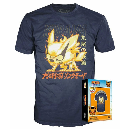 Camiseta Funko azul marino de Kurama de Naruto Shippuden