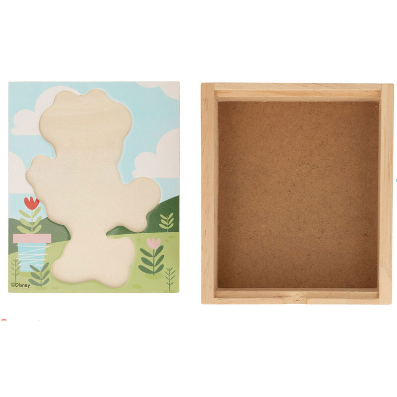 Puzzle de madera WOOMAX de Minnie Disney con 19 piezas - 2