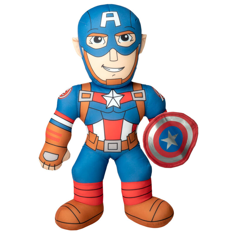 Peluche de Capitán América Marvel con su escudo