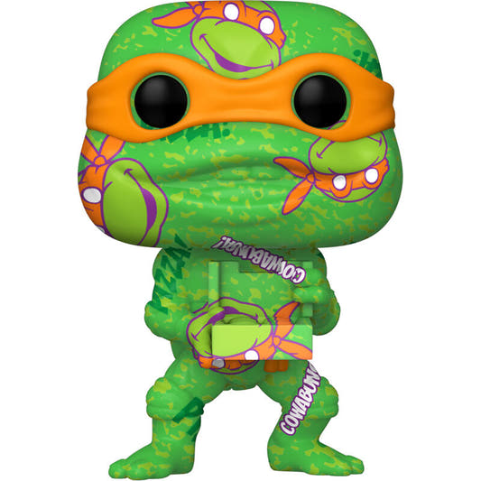 Figura Funko POP! Art Series de Michelangelo de Tortugas Ninja en caja - 2