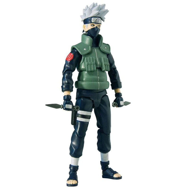 Figura articulada de Kakashi Hatake de Naruto Shippuden con accesorios