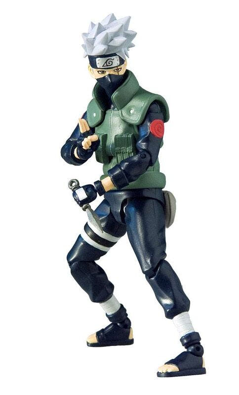 Figura articulada de Kakashi Hatake de Naruto Shippuden con accesorios - 4