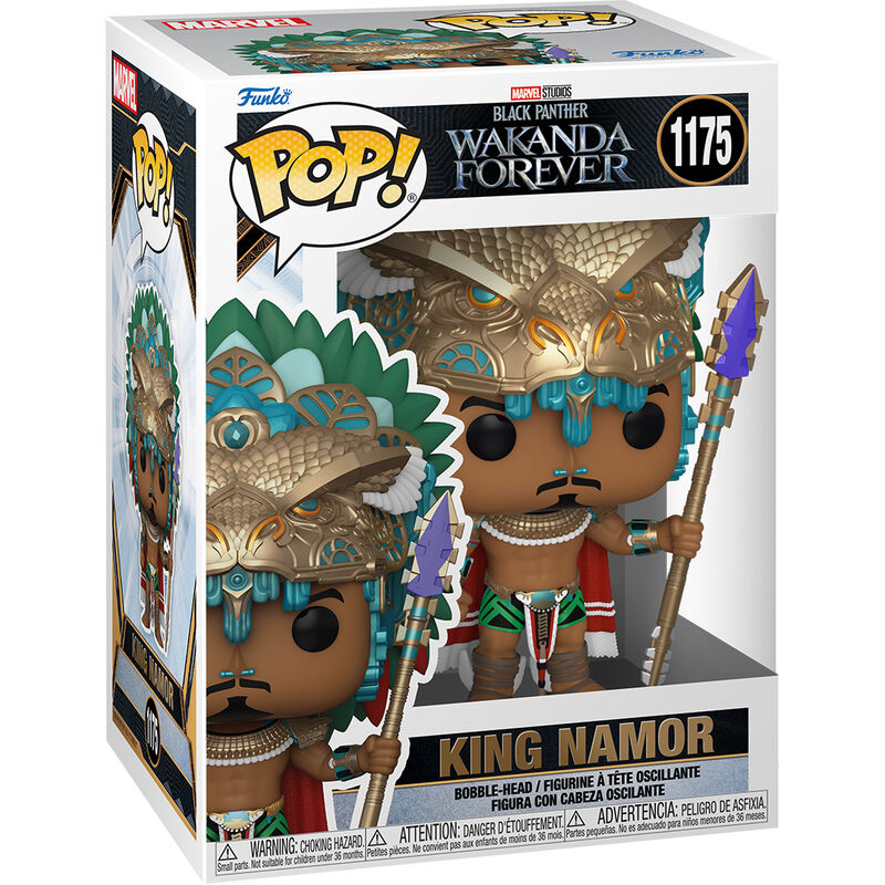 Figura Funko POP! de King Namor con tocado y lanza - 2