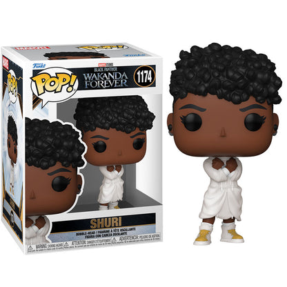Figura FUNKO POP! de Shuri con conjunto blanco y zapatillas amarillas - 3