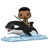 Figura Funko POP! de Namor sobre una orca con base de ondas de agua