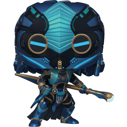 Figura Funko POP! de Okoye con armadura azul y dorada