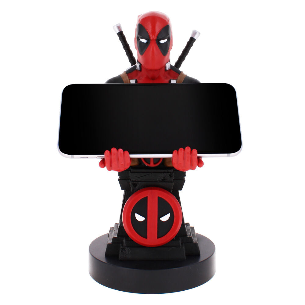Soporte Cable Guy de Deadpool Marvel con diseño rojo y negro - 5