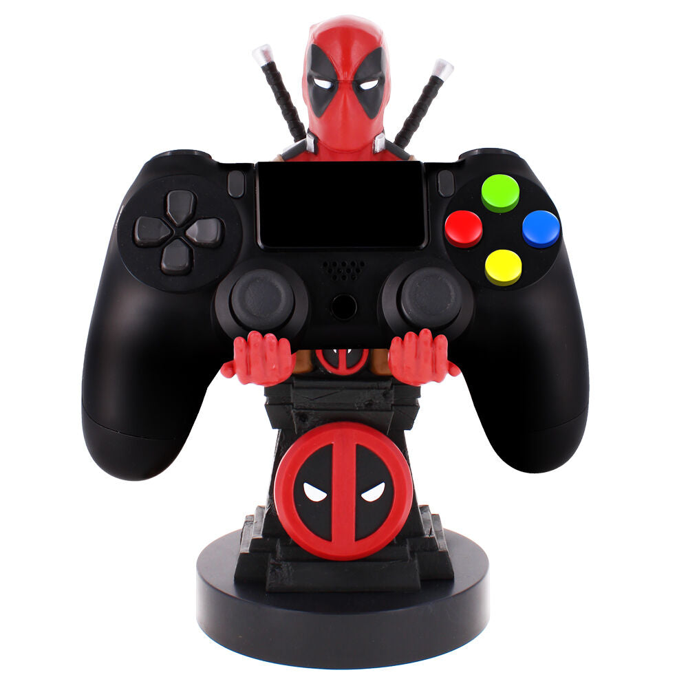 Soporte Cable Guy de Deadpool Marvel con diseño rojo y negro - 6