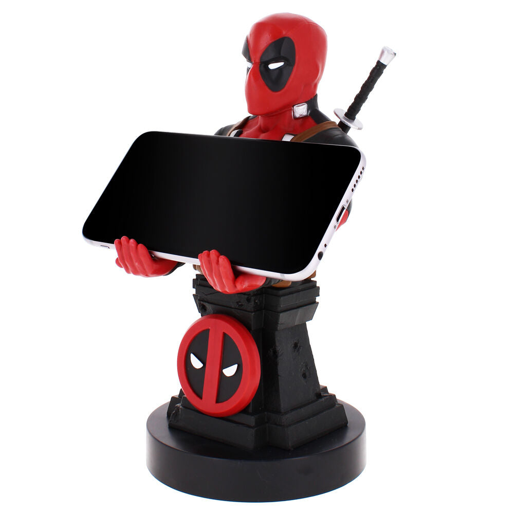 Soporte Cable Guy de Deadpool Marvel con diseño rojo y negro - 7