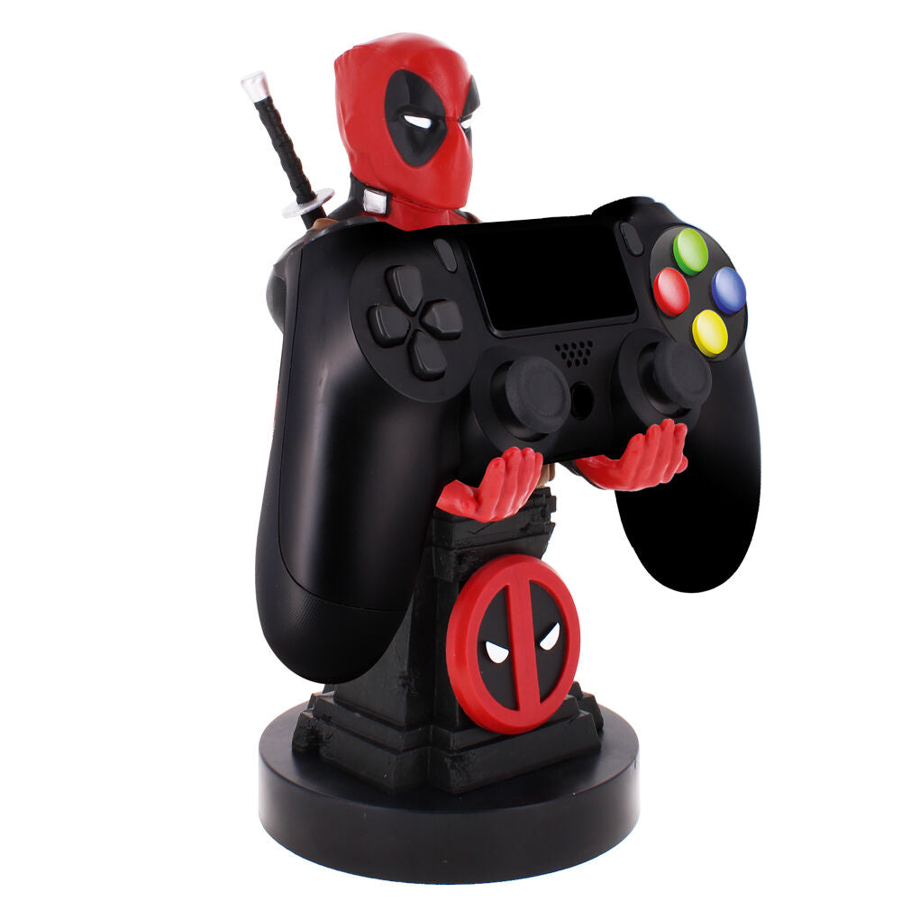 Soporte Cable Guy de Deadpool Marvel con diseño rojo y negro - 8