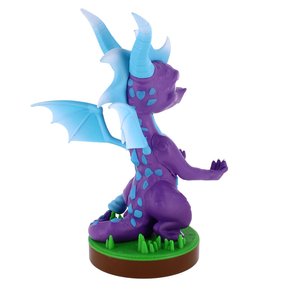 Figura soporte Cable Guy de Spyro the Dragon en morado y azul - 2