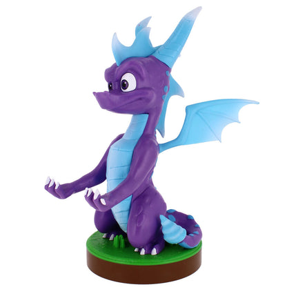 Figura soporte Cable Guy de Spyro the Dragon en morado y azul - 3