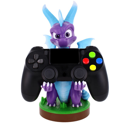 Figura soporte Cable Guy de Spyro the Dragon en morado y azul - 4