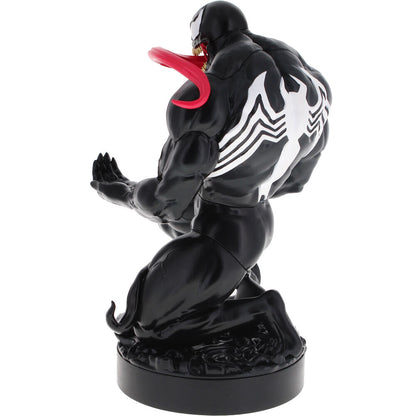 Soporte Cable Guy de Venom Marvel en negro con emblema de araña blanco y lengua roja - 2