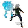 Figura Banpresto de Kakashi Hatake con efecto azul translúcido